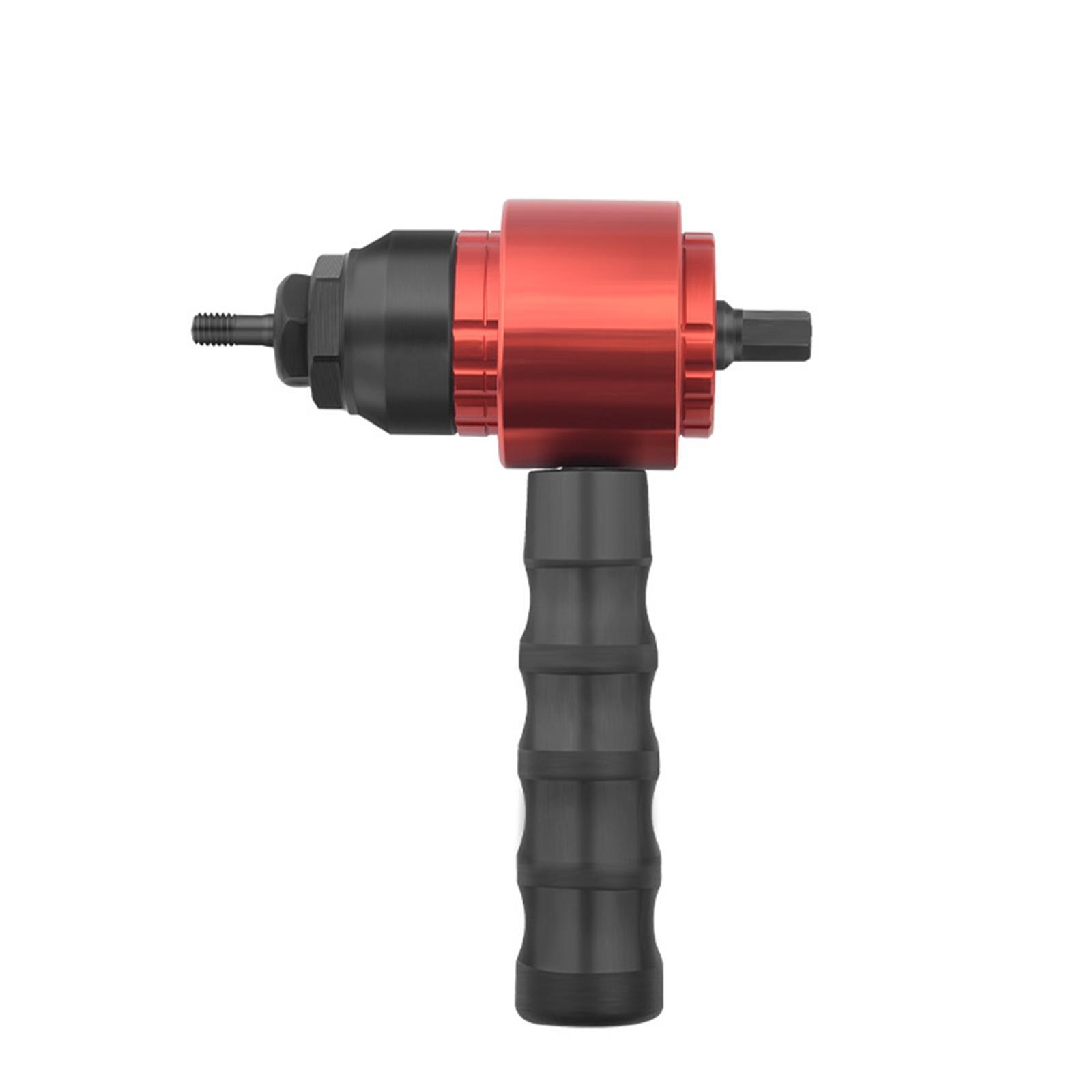 Cordless Drill Electric Rivet Nut Gun Adapter Power Tools M3 M4 M5 M6 M8 Non-Slip Handle Compact Professional for Home Carpenter Outdoor
