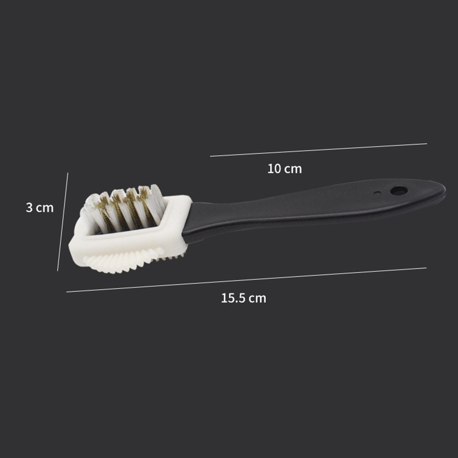 Portable Cleaning Brush 3 Side Shoe Brush Laundry Brush for Suede Snow Boot