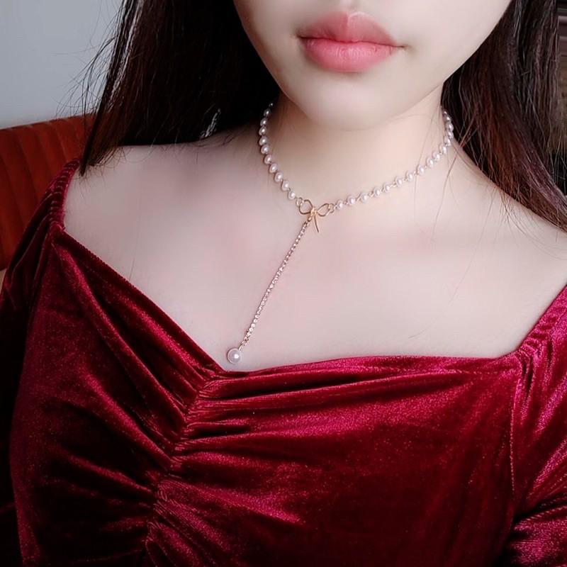 Vòng cổ đính đá lấp lánh