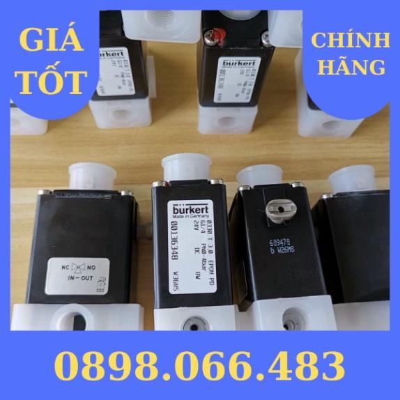*Giao Toàn Quốc* Van Điện Từ Burkert Van Điện Từ Chống Ăn Mòn 0330 Chống Ăn Mòn Pvdf 24VDC 00136348 xuất VAT