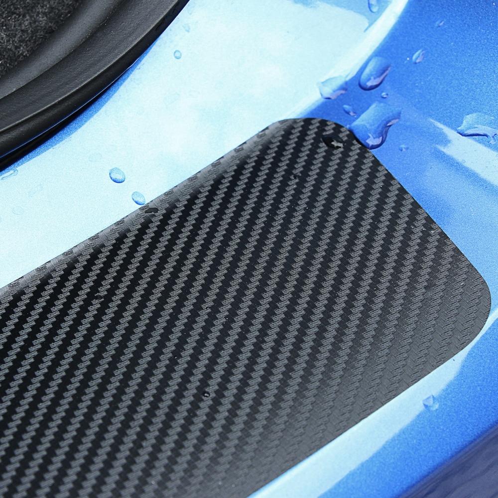 Miếng Dán Sợi Carbon 90x8.8cm Nhãn dán bảo vệ thân xe / Dán Cản sau Xe hơi