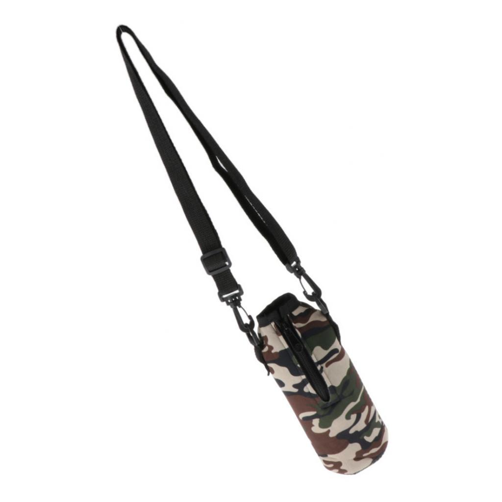1.5L Water Bottle Holder Carrier Pouch Sleeve Bag Camping Hiking Black