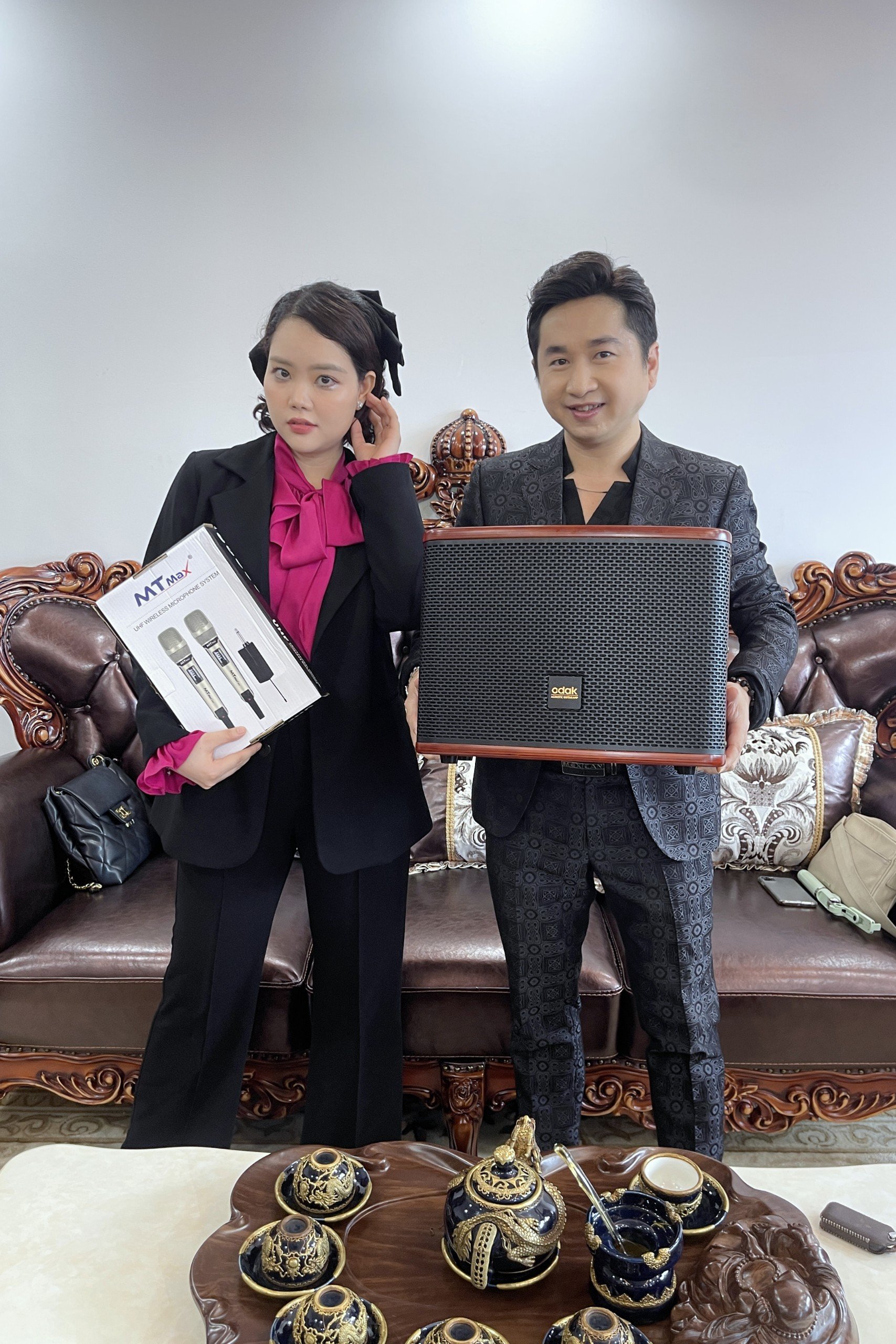 Loa Đàn Guitar ODAK AT2-08S, Công Suất 350W Siêu khủng Tặng Micro Cao Cấp Q02 Bảo Hành 12 Tháng Hàng Chính Hãng
