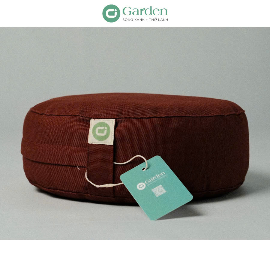 BỒ ĐOÀN NGỒI THIỀN CAO CẤP - VỎ VẢI CANVAS - RUỘT VỎ ĐẬU XANH - Ci Garden