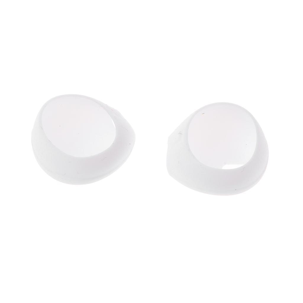 2 Pairs Silicone Earbuds -ear Earphone  for    White