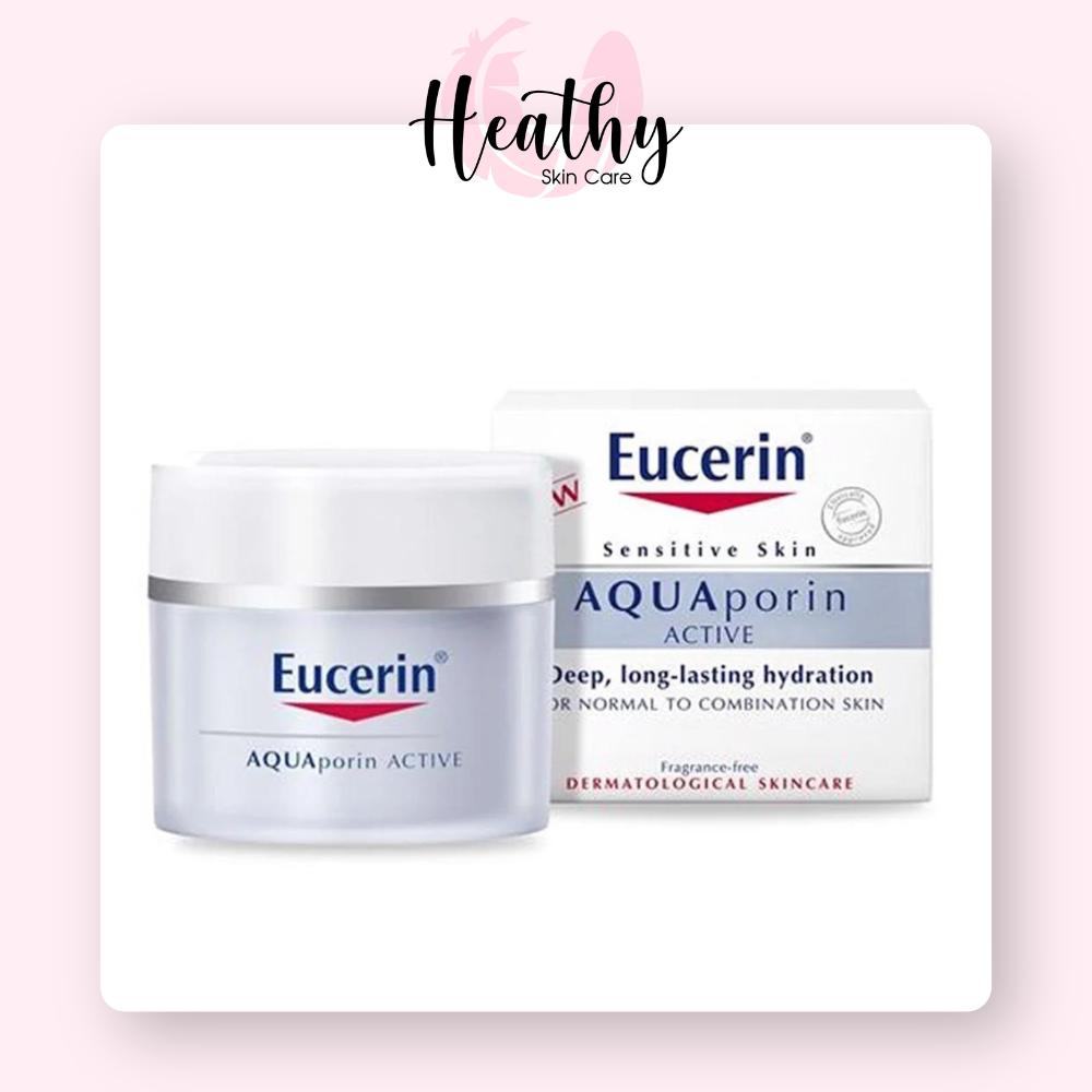 Kem dưỡng ẩm dịu nhẹ cho da thường đến da hỗn hợp Eucerin Aquaporin Active Cream 50ml