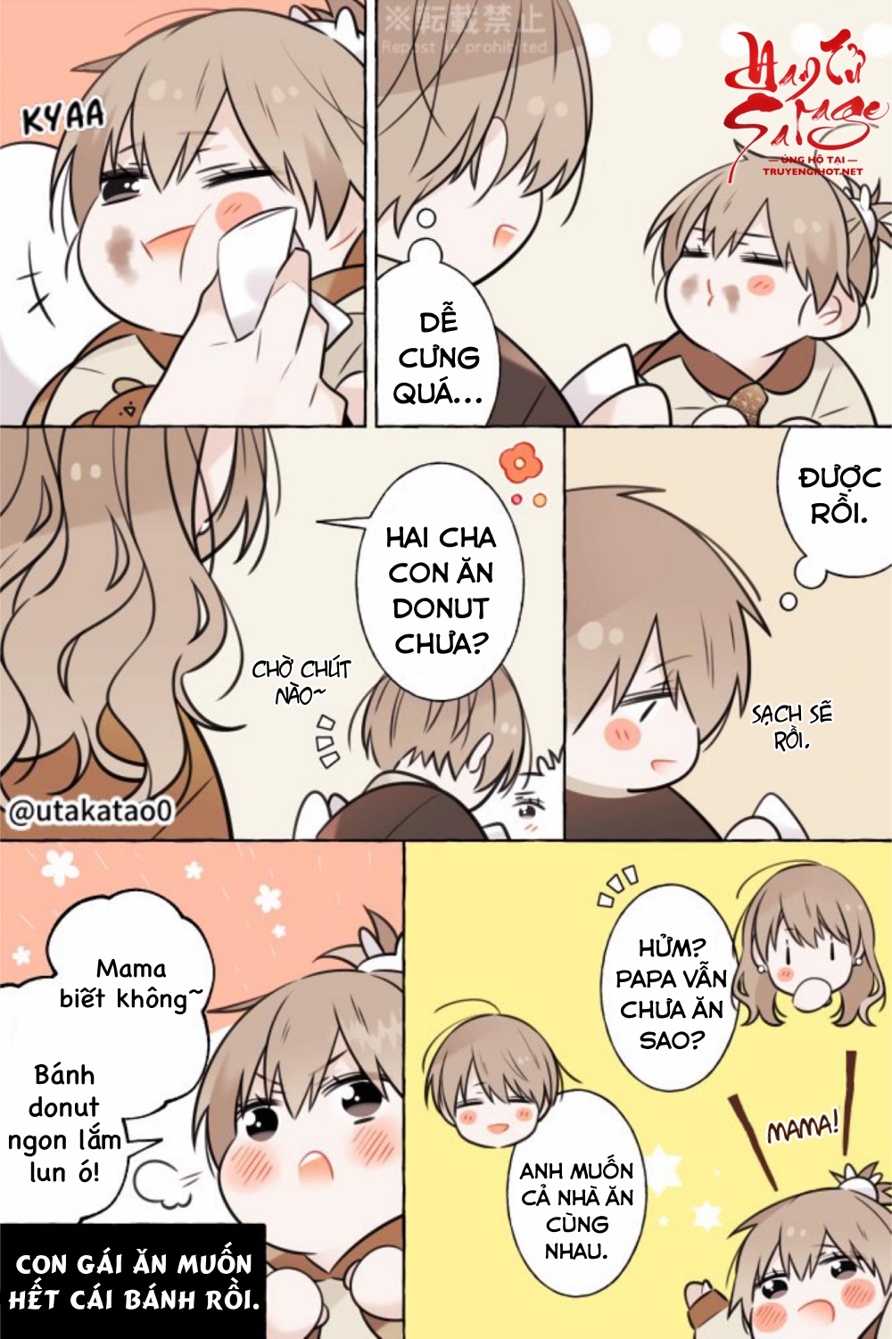 papa khi đi làm và khi ở nhà chapter 42 4