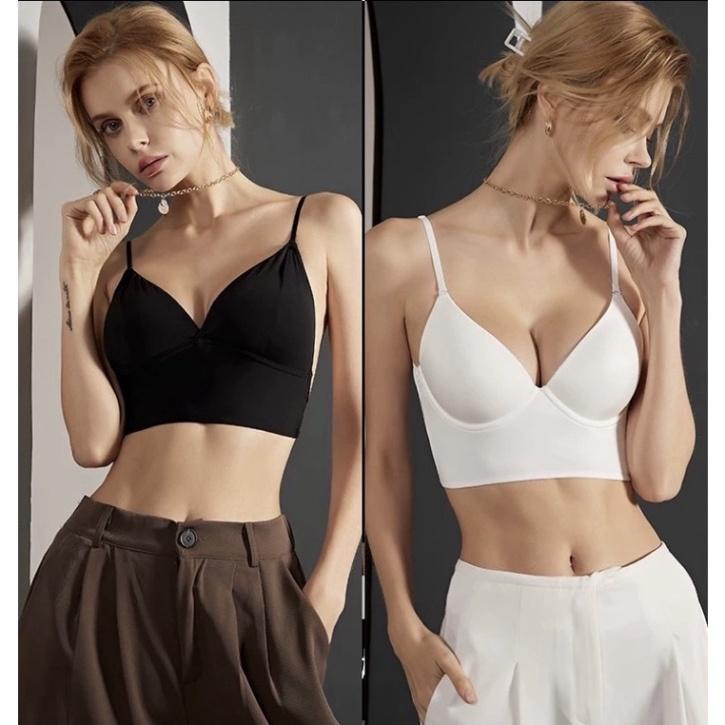 Áo Lót Su Hở Lưng Mặc Váy Chữ U 2 Dây Nâng Ngực Tạo Nhiều Kiểu Gợi Cảm coco land chất đẹp deal tốt