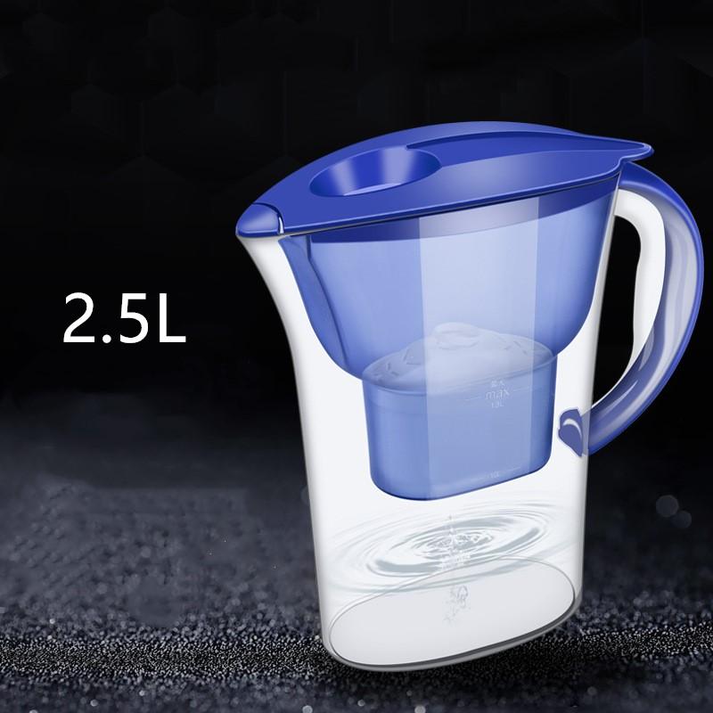 Household Kettle Water Purifier Activated Carbon Cups Filter Pitcher 2.5L