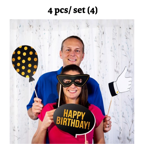 Bộ phụ kiện chụp hình sinh nhật Birthday Photo Props nhiều mẫu snnl01