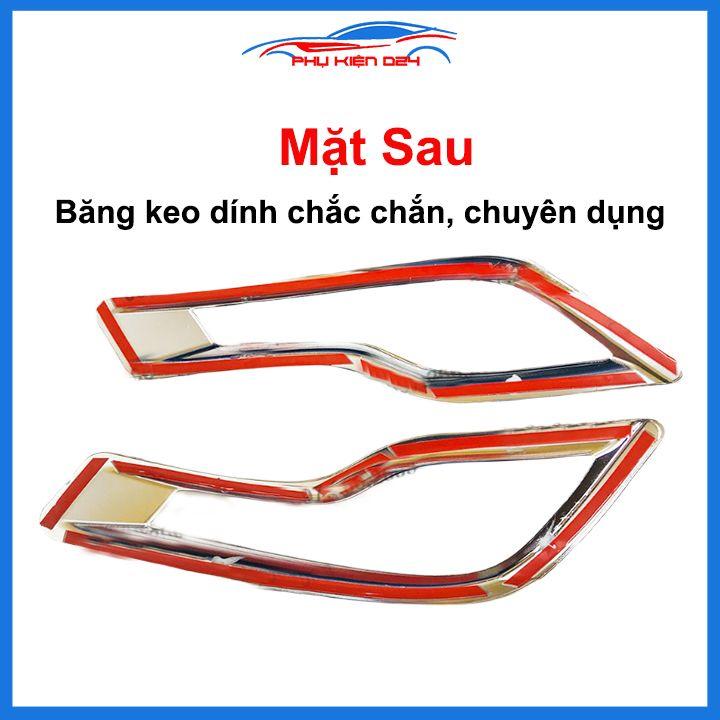 Ốp viền đèn gầm sau CRV 2018-2019 mạ Crom chống trầy trang trí làm đẹp xe