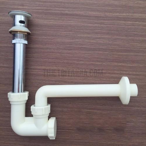 Bộ xả xi phông Lavabo đầu inox cao cấp cho chậu rửa mặt, bồn rửa bát