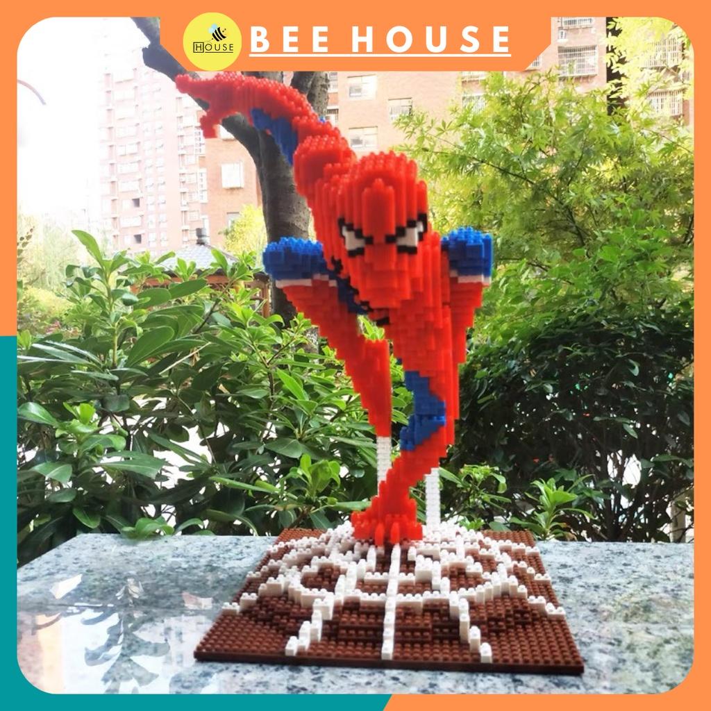 Mô hình diy lắp ghép đồ chơi xếp hình lắp ráp mèo máy siêu to mảnh ghép nano block decor trang trí