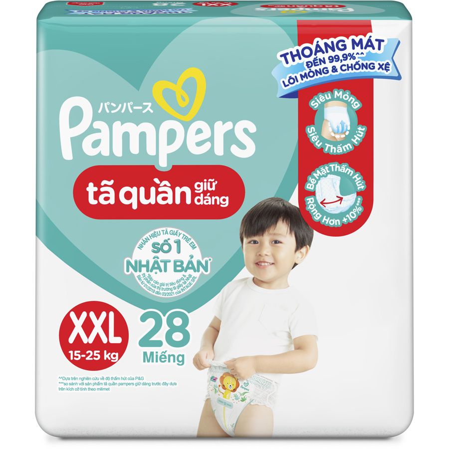 Tã Quần Pampers XXL28 (28 Miếng)