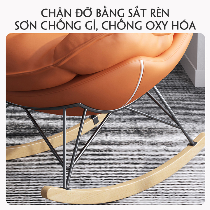 Ghế Sofa da ban công , ghế thư giãn , ghế bập bênh