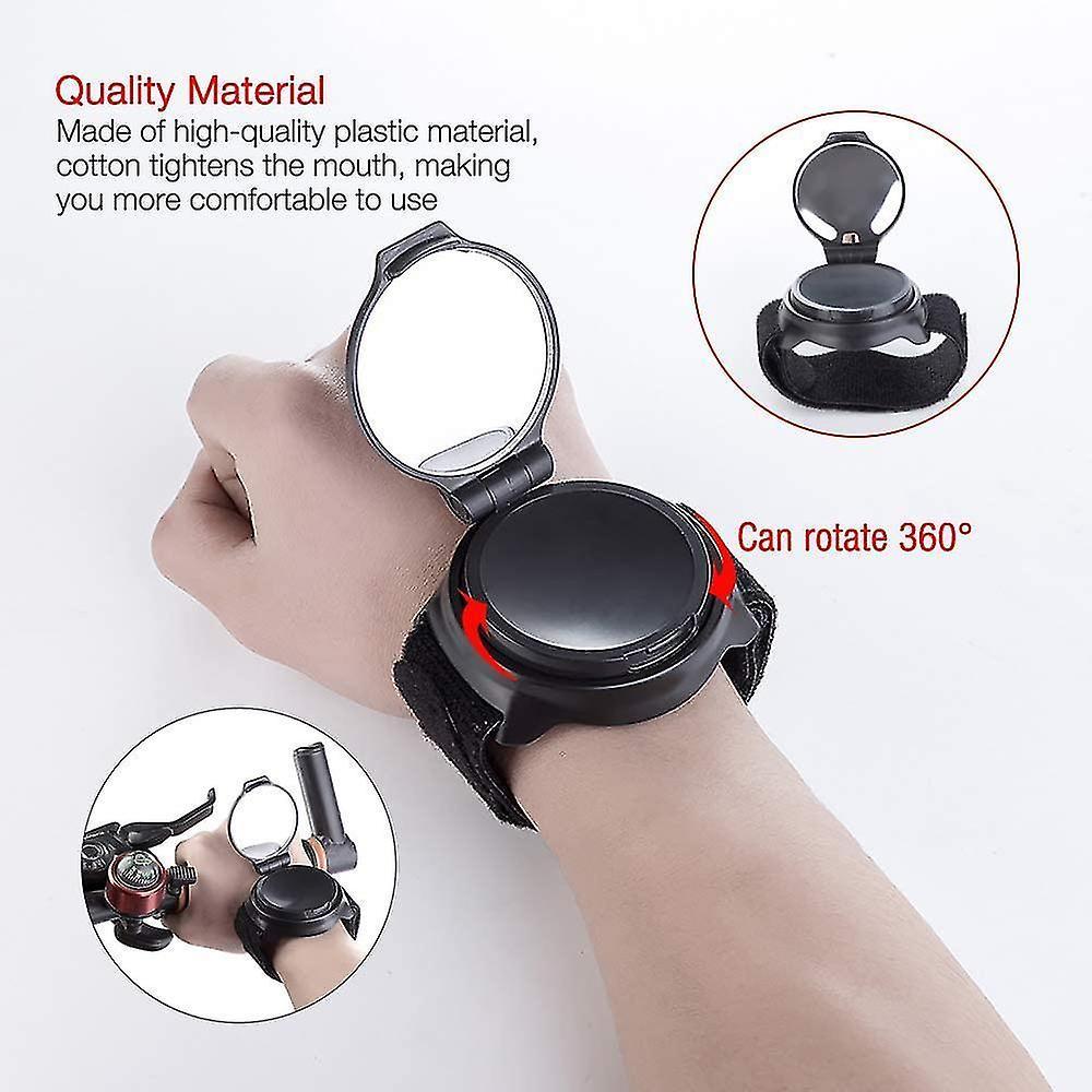 Gương xe đạp,Gương đeo tay,Gương xoay 360 độ