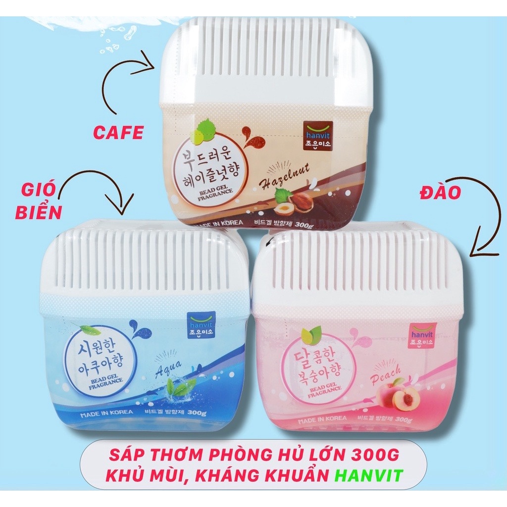 GEL SÁP THƠM HÀN QUỐC SIÊU KHỬ MÙI HANVIT 300G - JL