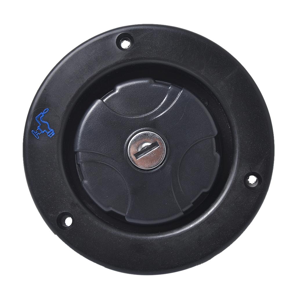Black Gravity/City Water Hatch Fill Dish Lock Keys RV Trailer
