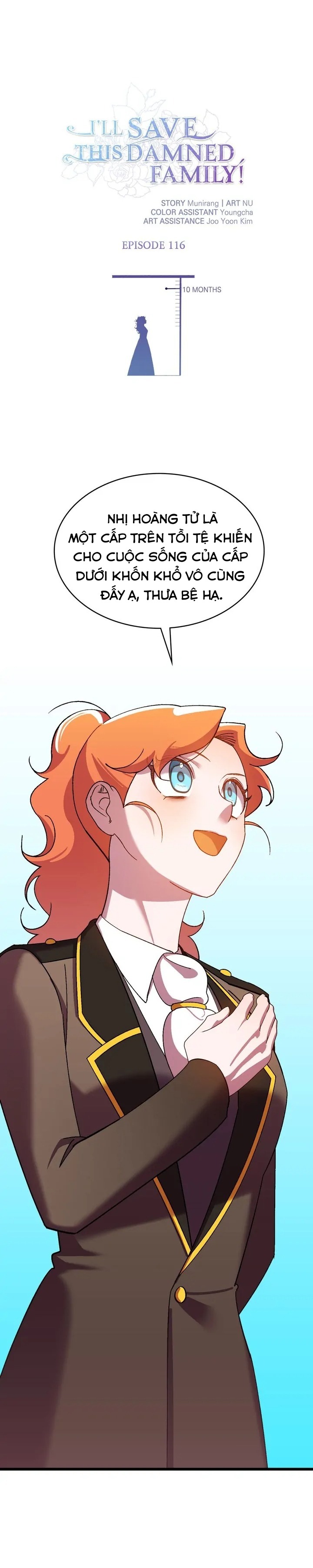 tôi sẽ cứu lấy gia tộc sắp sụp đổ chapter 116 2