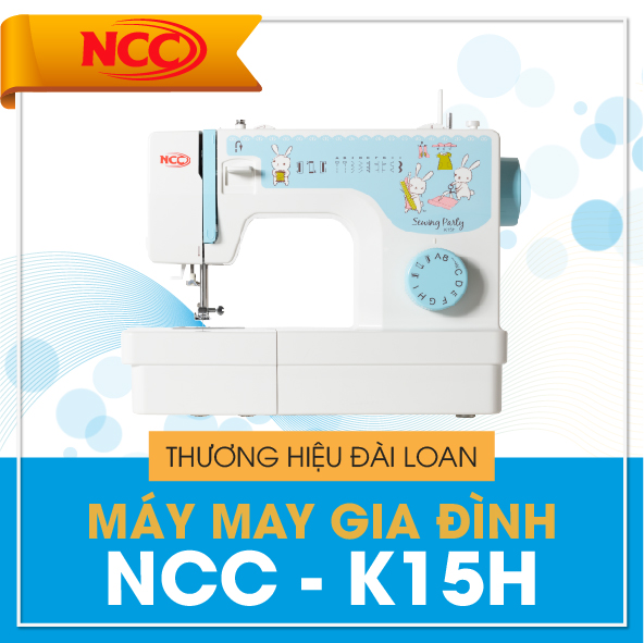 Máy may gia đình NCC K15H -Thương hiệu uy tín - Hàng Chính Hãng