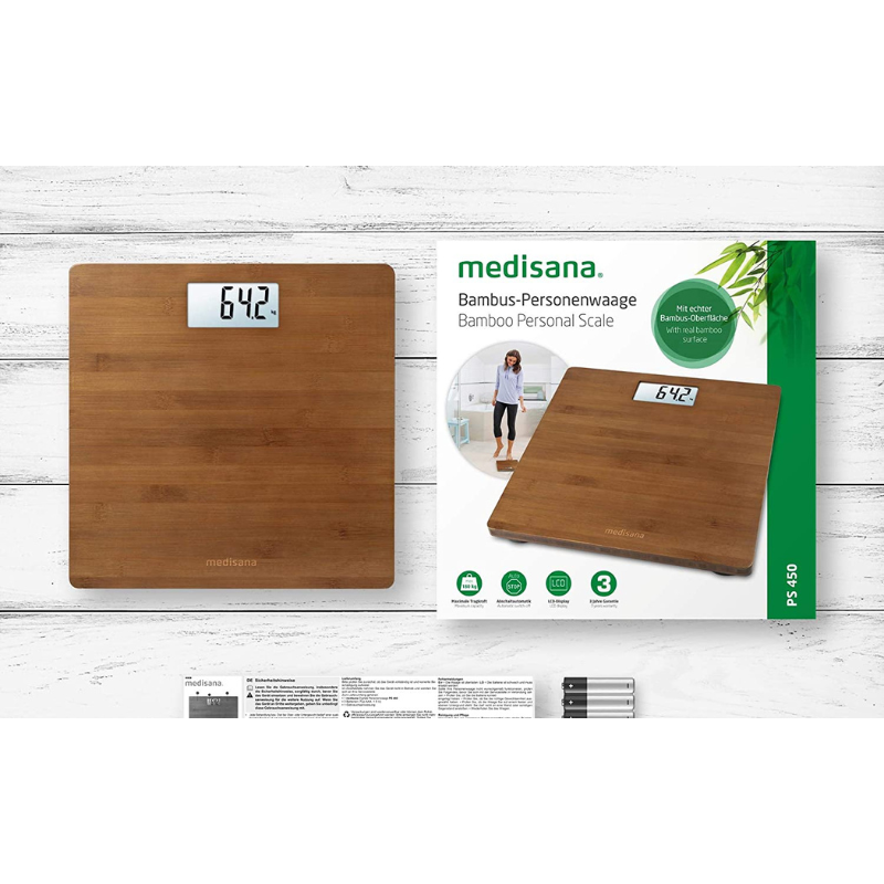 Cân Sức Khỏe Medisana 40548 PS 450, Cân Chính Xác Theo Chuẩn EU, Màn Hình LCD, Nhập Đức, BH 12 Tháng