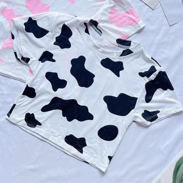 Áo croptop bò sữa Hot Trend 2021