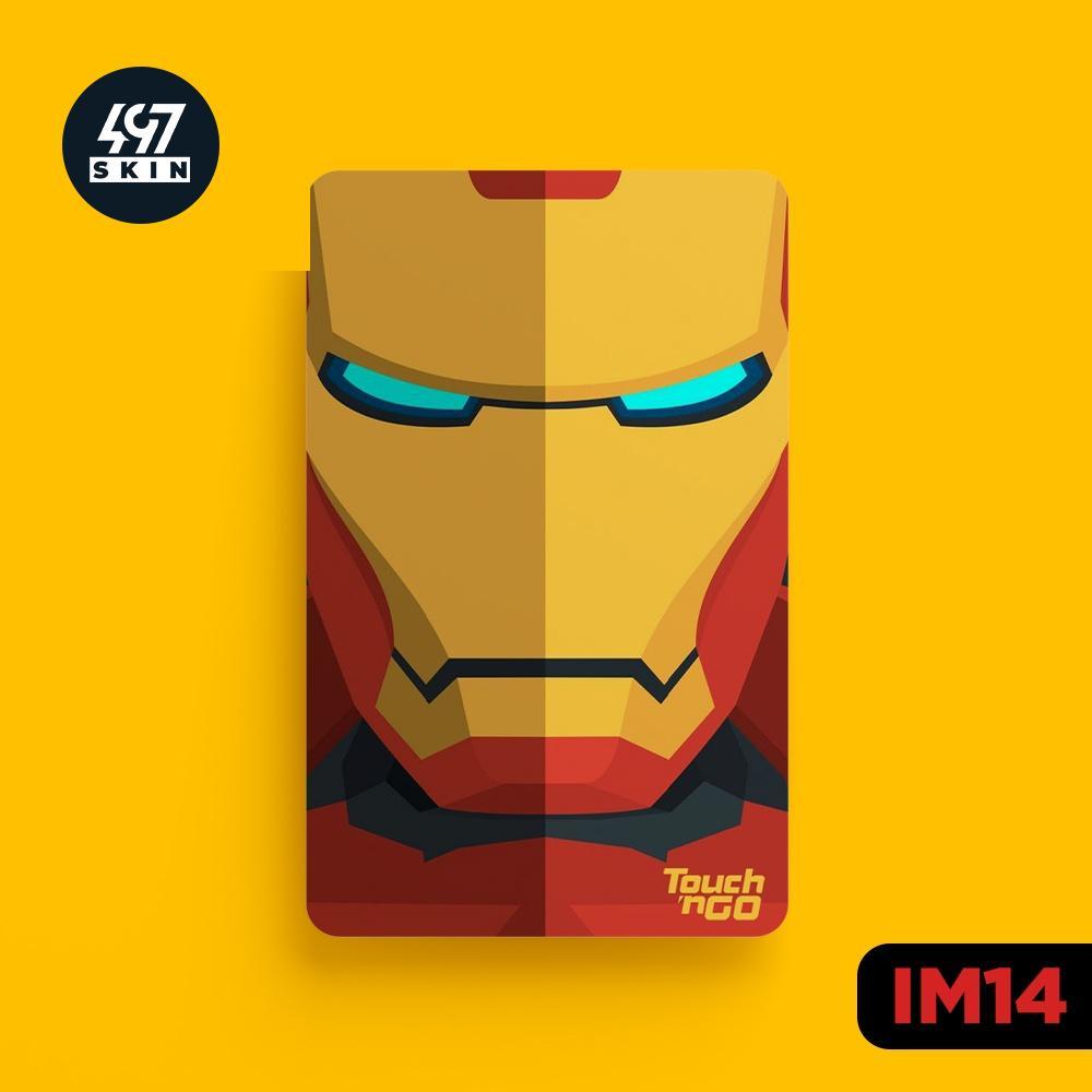 Skin Card Avengers (Ironman Series 2) - Miếng Dán ATM, Thẻ Xe, Thẻ Từ, Thẻ Chung Cư - Chất Liệu Chống Xước - Chống Nước