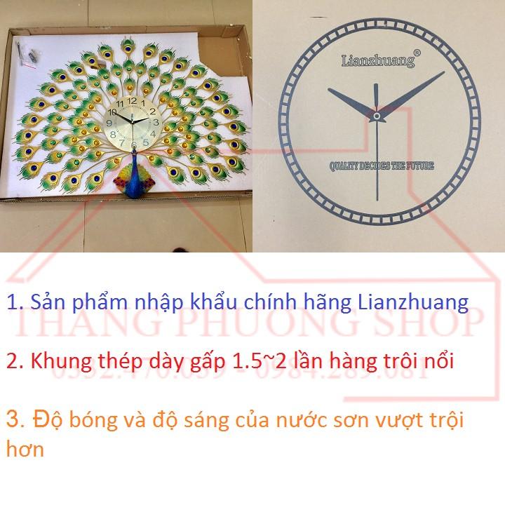 Đồng Hồ Treo Tường Công Xanh Cỡ Lớn TP-033G