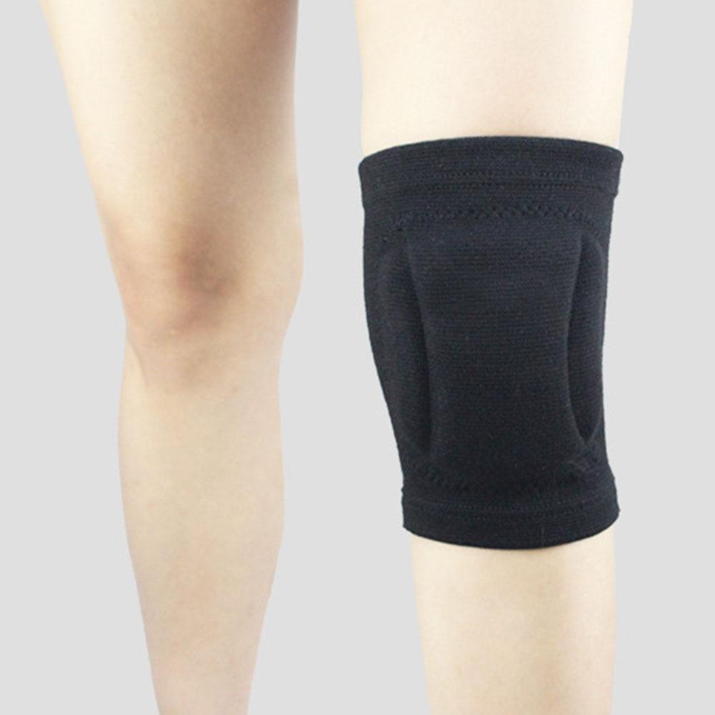 1 Miếng Lót Thoáng Khí Ép Ngoài Trời Chống Thấm Mồ Hôi Bảo Vệ Đầu Gối Bóng Chuyền Silicone Dệt Kim Đa Năng Chống Trượt Dây Size: M