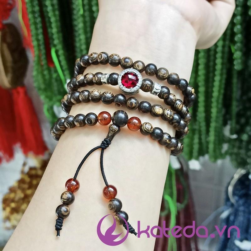 Bộ 2 charm chặn bạc S925 6li mix vong