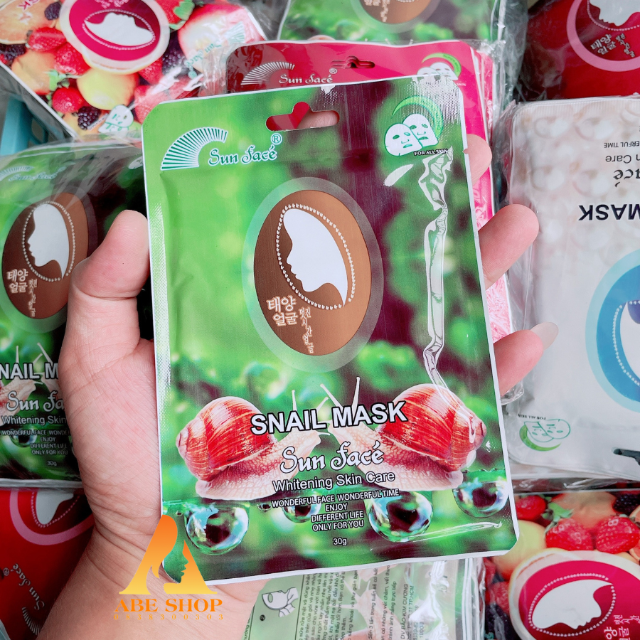 Bộ 10 gói Mặt Nạ Dưỡng Da Collagen Sunface