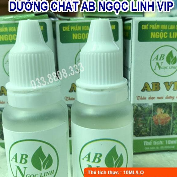 AB VIP Ngọc Linh Chuyên Dùng Cho Hoa Lan Cây Cảnh Thúc Đẩy Sự Phát Triển Tế Bào, Chai 10ml