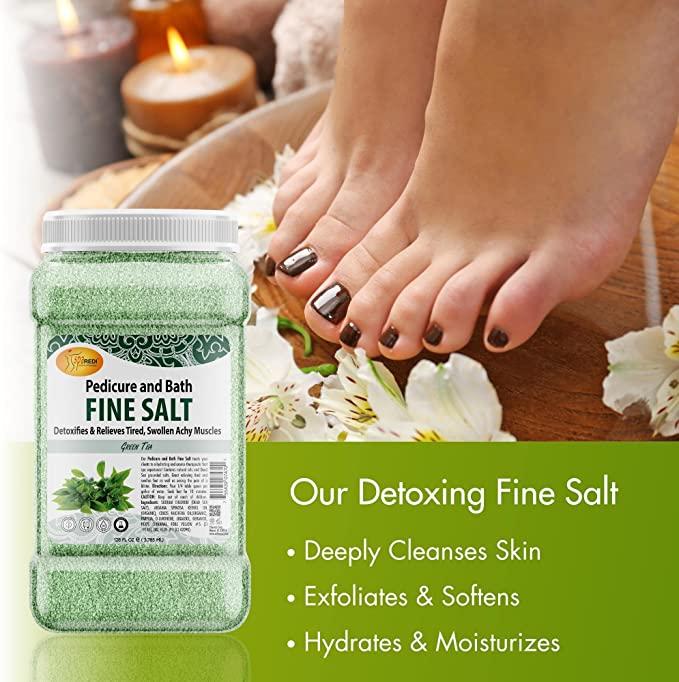 Muối tắm Pedi Bath Fine Salt mùi Trà Xanh 3785 ml