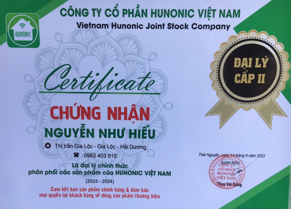 Công Tắc Cửa Cuốn  HUNONIC- Điều Khiển Cửa Cuốn Từ Xa Bằng Điện Thoại-Hàng Chính Hãng