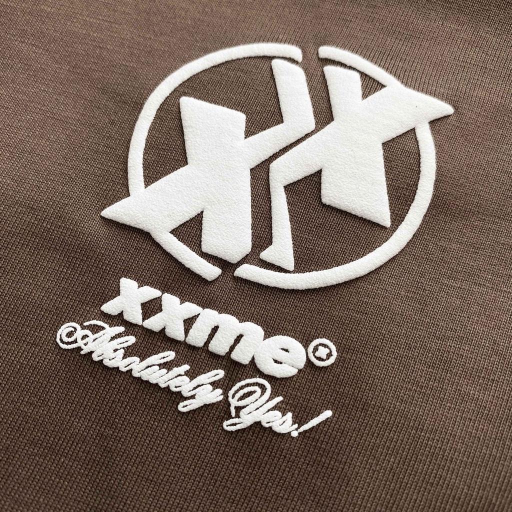Áo thun XXME in nổi họa tiết Absolutely cao cấp 4 màu - BLACK / WHITE / DARKGREEN / CACAO