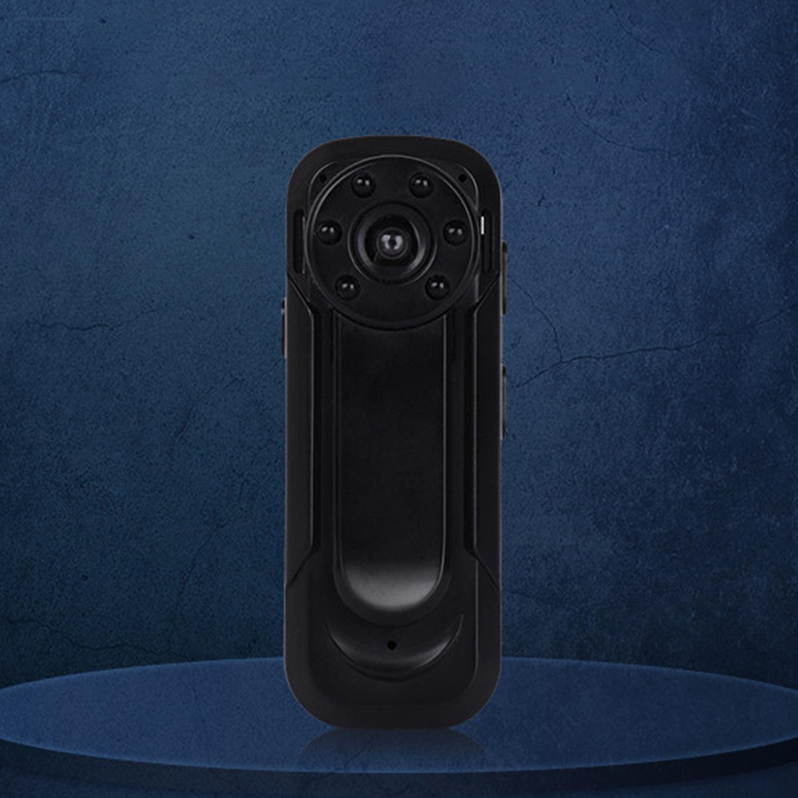 Mini Body Camera   cam for Home Office 1080P Full   Black