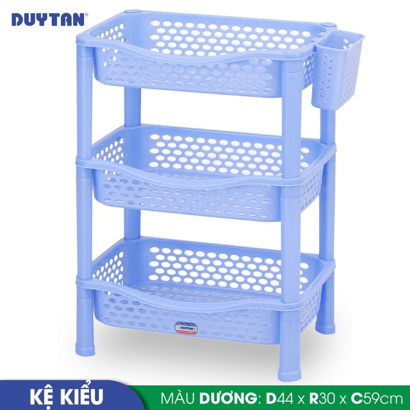 Kệ kiểu nhựa Duy Tân 3 ngăn  - 37364 - Giao màu ngẫu nhiên - Hàng chính hãng