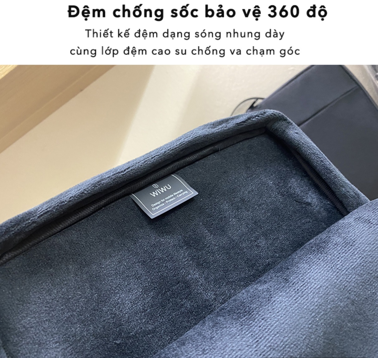 Túi Wiwu Pilot Laptop Sleeve Dành Cho Laptop, Ultrabook Bảo Vệ Chống Nước, Chống Sốc - Hàng Chính Hãng