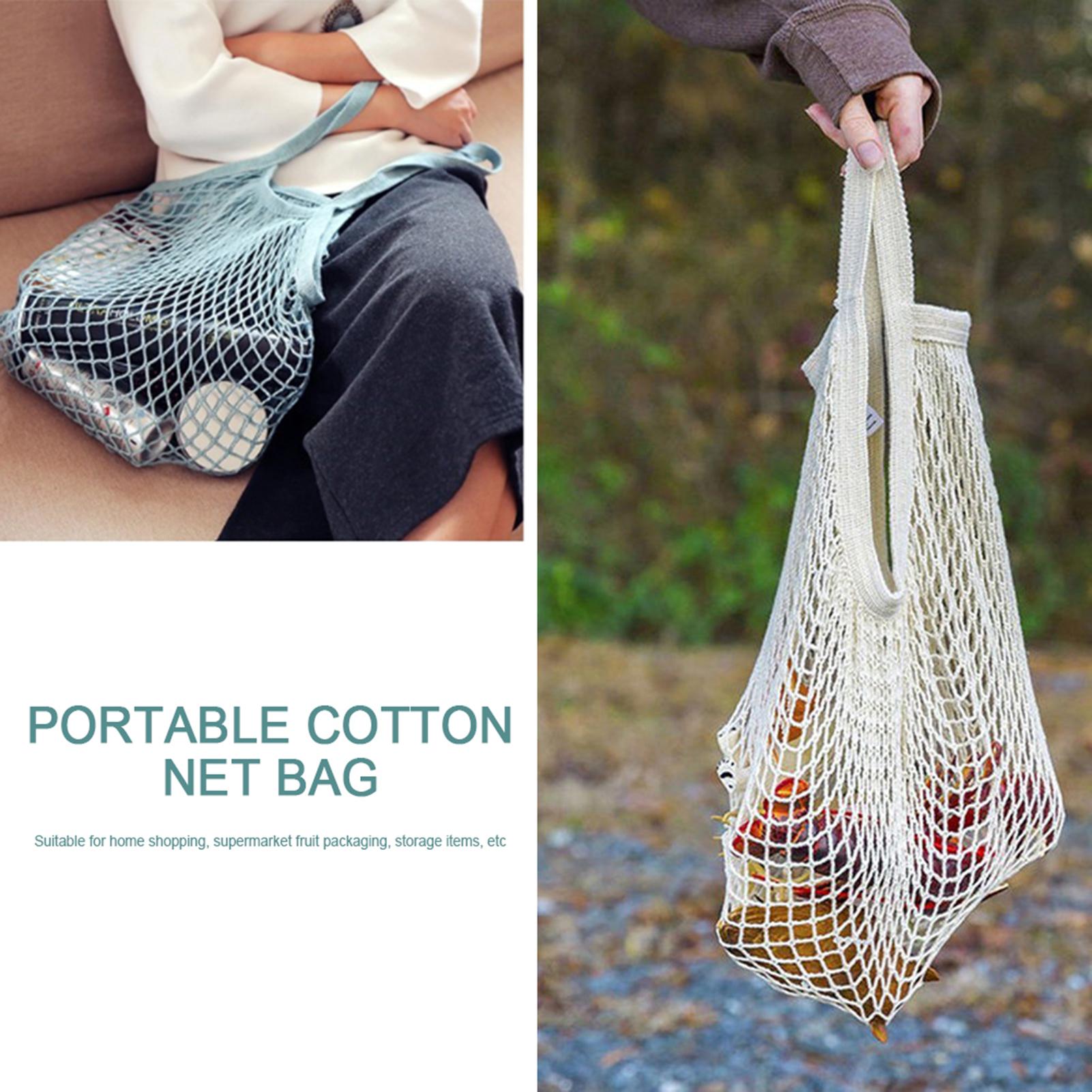 Túi lưới để mua sắm để bảo quản rau và trái cây