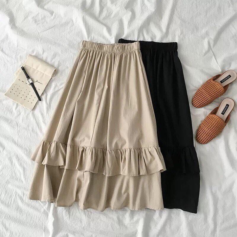 CHÂN VÁY HAI TẦNG VINTAGE