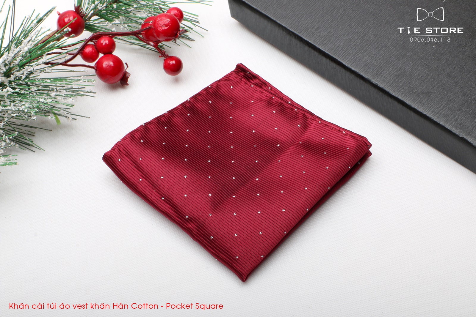 Khăn Cài Túi Áo Vest - Pocket Square - Phụ Kiện Cài Áo