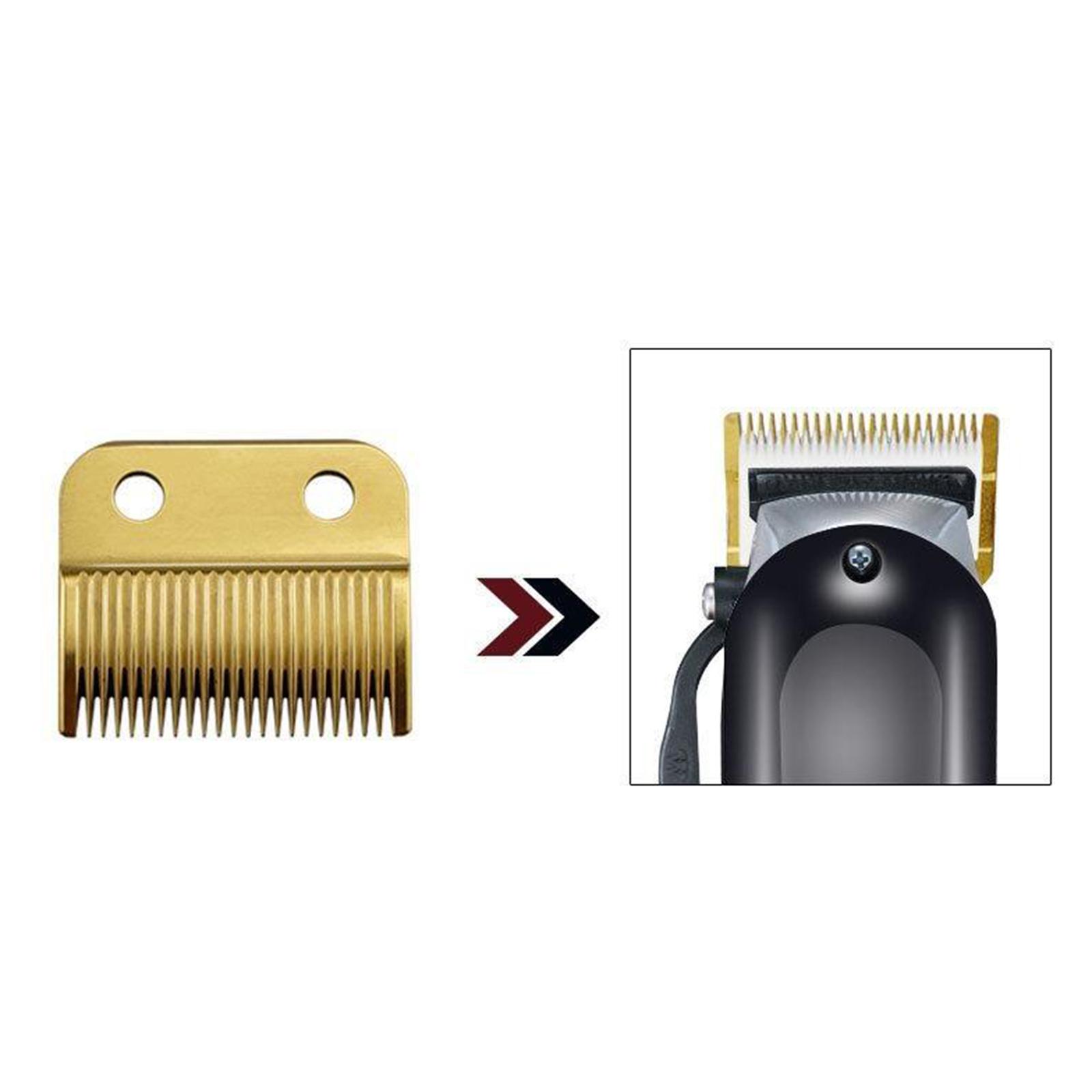 Stagger Tooth Mens Hair Clipper Trimmer Stainless Steel Cutter Head for Wahl 8504 Anti-rust and corrosion resistant