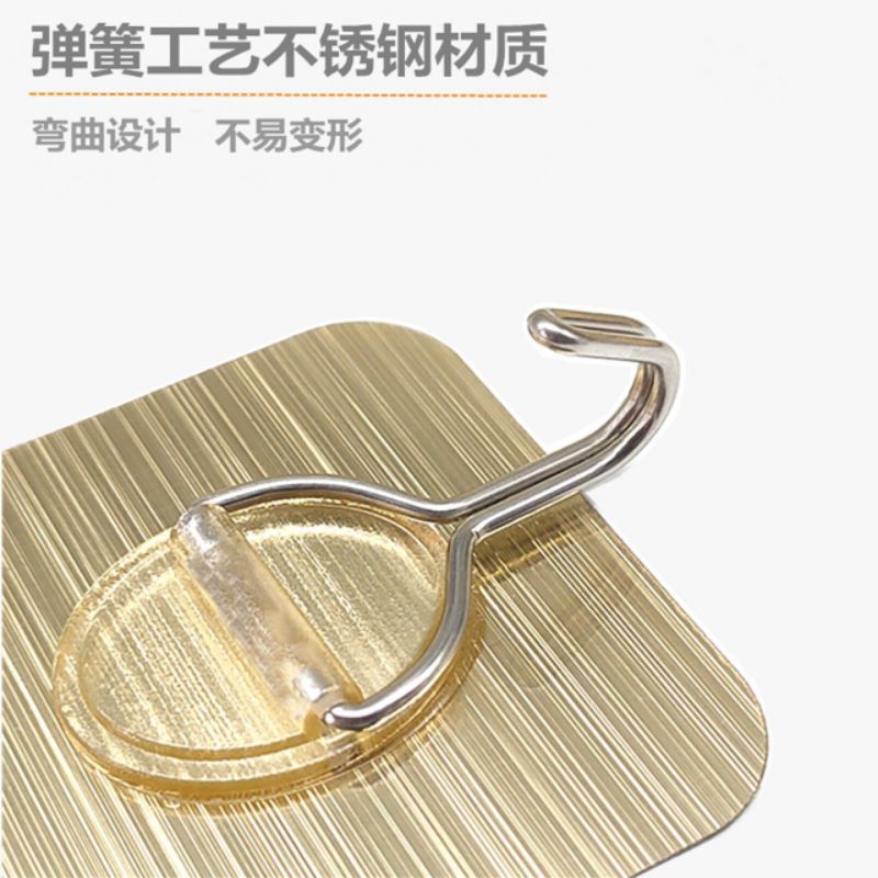 Vỉ 9 móc dán tường chịu lực siêu chắc, móc dán tường đa năng chịu nặng tốt