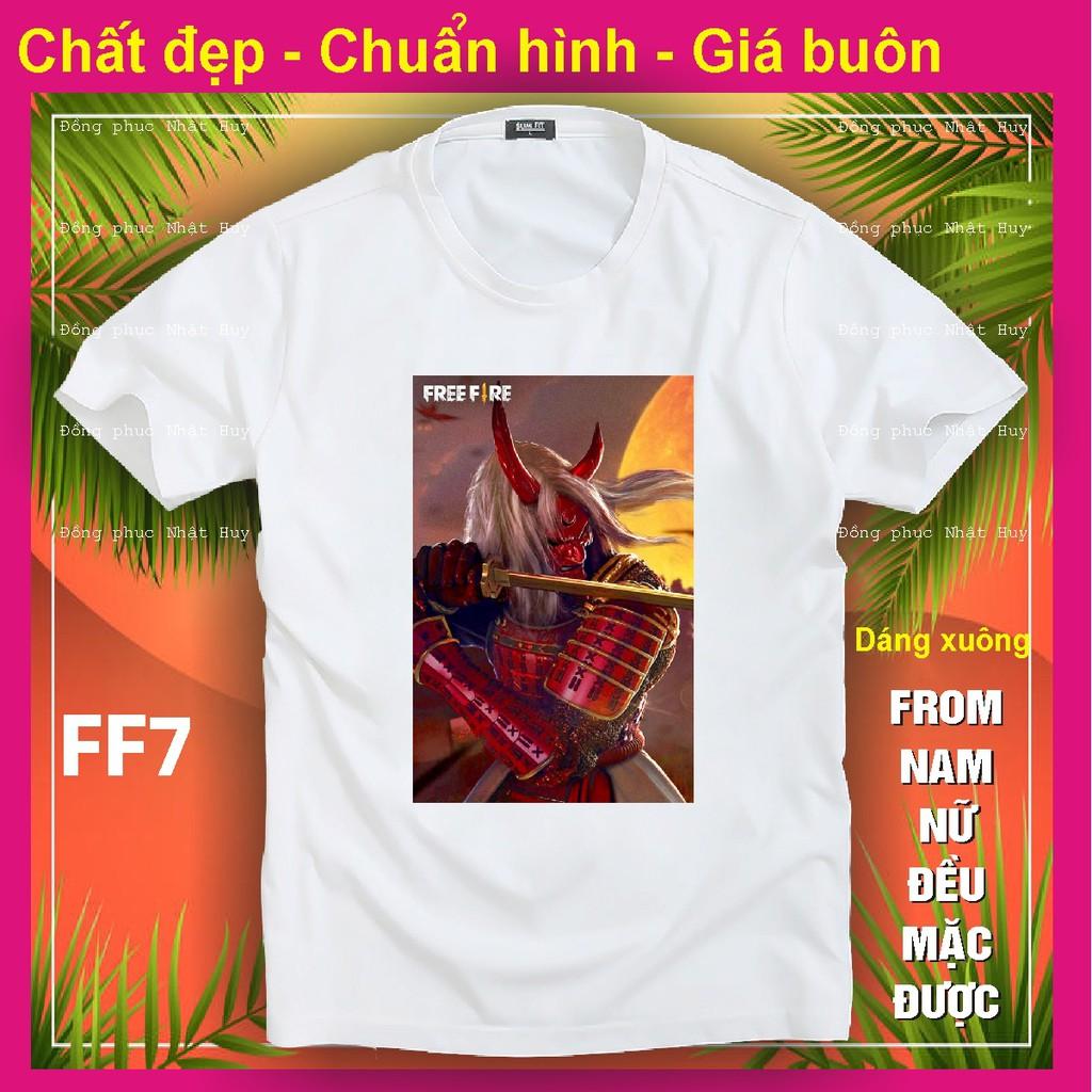 Áo thun game Free Fire FF7 phôngbao đổi trả, chất đẹp