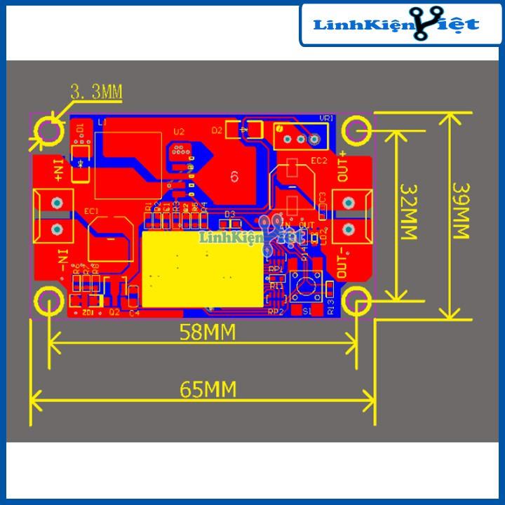 Module Boost DC-DC XL6009 V2 Hiển Thị Led 7 Thanh