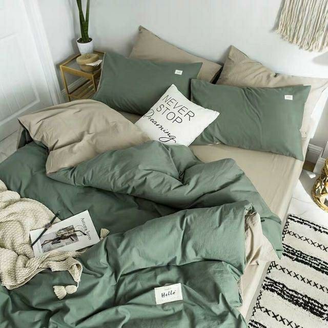 Bộ chăn ga cotton Tici Tc mẫu mới hàng nhập khẩu,vỏ chăn hè,vỏ gối và ga giường