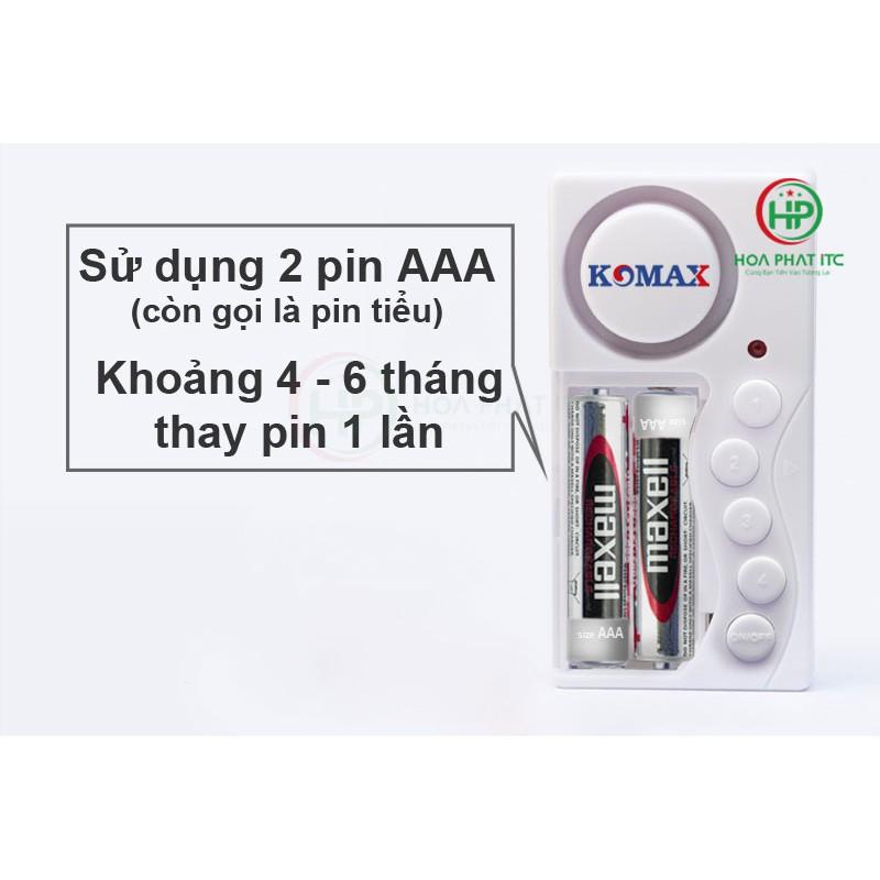 Thiết bị chống trộm gắn cửa, Báo trộm gắn cửa Komax KM-C03 - Hàng Chính hãng