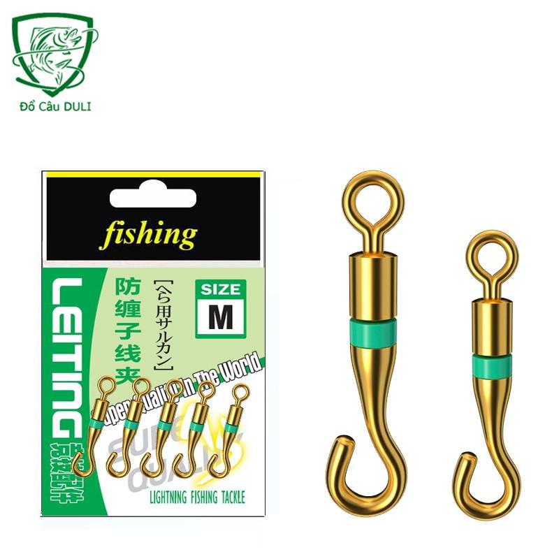 Vỉ 5 Khóa Link Số 9 , Mà Ní Buộc Trục Câu Đài Câu Đơn Chống Xoắn Cao Cấp PK-1