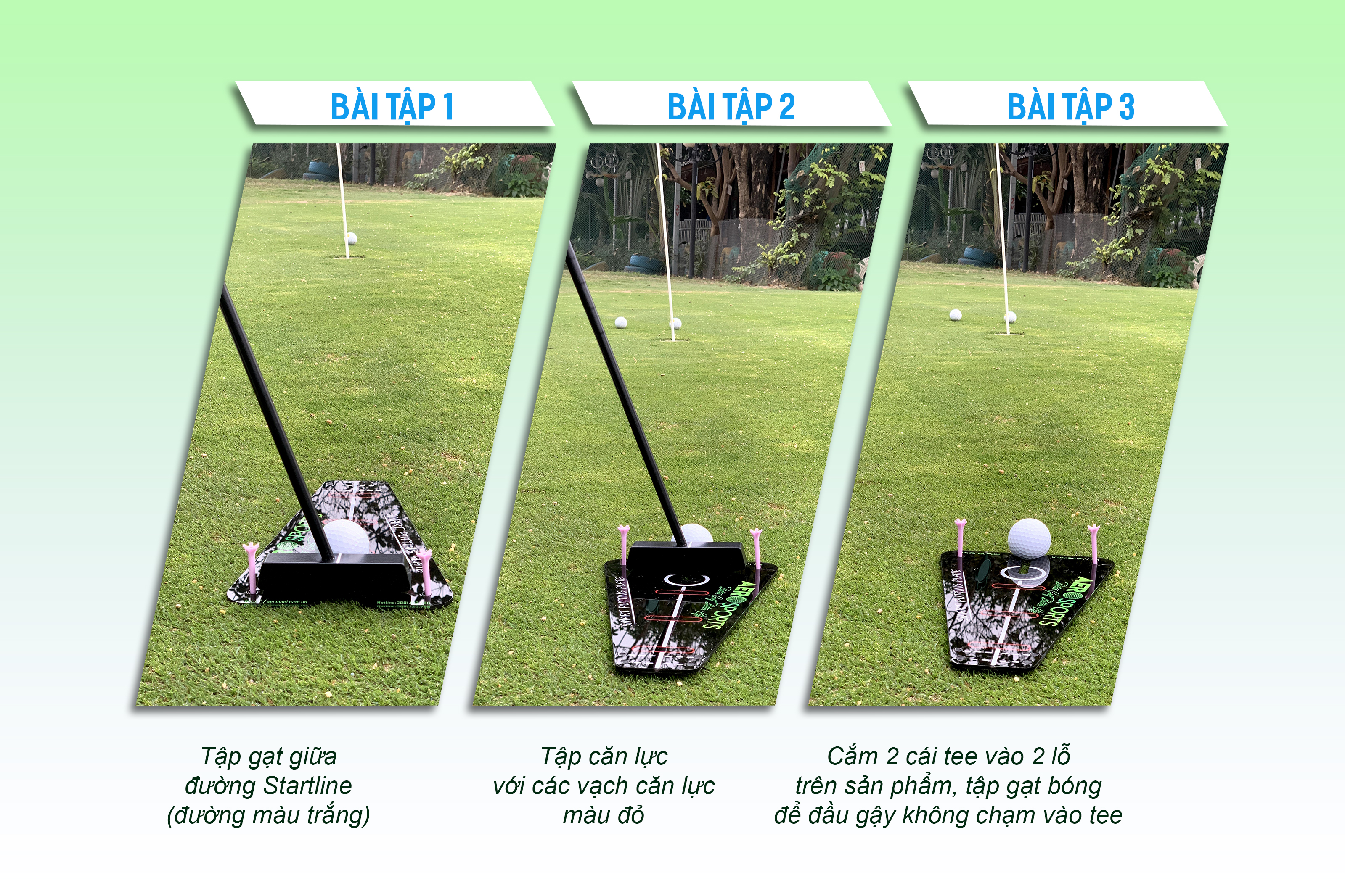 Smart putting plate – Tấm gạt thông minh