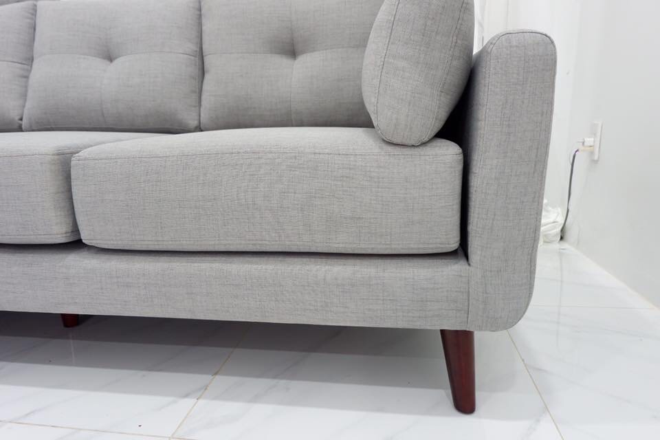 Sofa góc linh hoạt Juno Sofa 220 * 150 cm (xám)